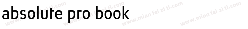absolute pro book字体转换